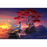 Tree In The Clouds - Diamond Painting Kit