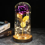 Dazzle - Rose In A Glass Dome Lamp