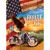 Eagle On The Bike - Diamond Painting Kit