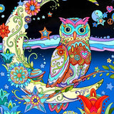Moon Owl - Diamond Painting Kit