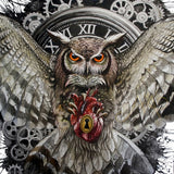 Owl Clock - Diamond Painting Kit