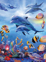 Underwater Dolphin - Diamond Painting Kit