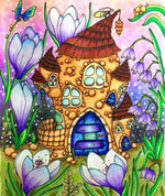 Flower House - Diamond Painting Kit