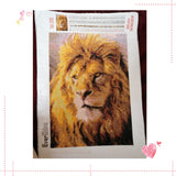 Lion Portrait - Diamond Painting Kit