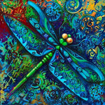 Artistic Dragonfly - Diamond Painting Kit
