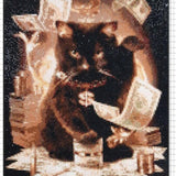 Dollar Cat - Diamond Painting Kit