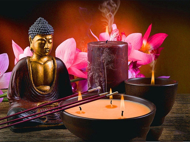 Buddha Candle - Diamond Painting Kit