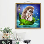 Sailing Hedgehog - Diamond Painting Kit