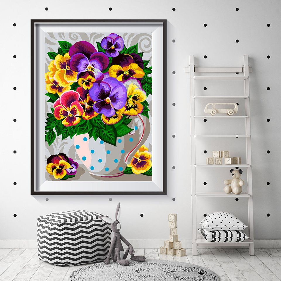 Pansy - Diamond Painting Kit