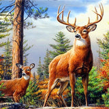 Deer Rush - Diamond Painting Kit