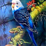 Blue Parrot - Diamond Painting Kit