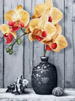 Elegant Flowervase - Diamond Painting Kit