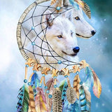Wolf Dream Catcher - Diamond Painting Kit