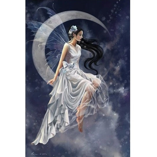 Fantasy Moon Girl - Diamond Painting Kit