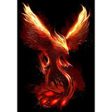 Fiery Phoenix - Diamond Painting Kit