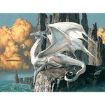 White Dragon - Diamond Painting Kit
