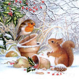 Sparrow & Squirrel - Diamond Painting Kit