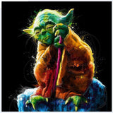 Colorful Yoda - Diamond Painting Kit