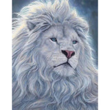White Lion - Diamond Painting Kit