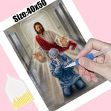 Jesus Blessing Doctor - Diamond Painting Kit