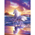 Running White Horse - Diamond Painting Kit