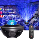 LED Starry Sky Star Galaxy Projector Night Light With Built-in Bluetooth-Speaker
