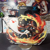 Anime Figure Acrylic Stand Desk Decor Plate