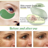 60pcs Collagen Eye Mask To Remove  Wrinkle, Dark Circle, Puffy Eyes, Eye Bags
