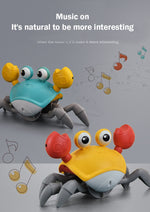 Induction Escape Crawling Crab Musical Toy