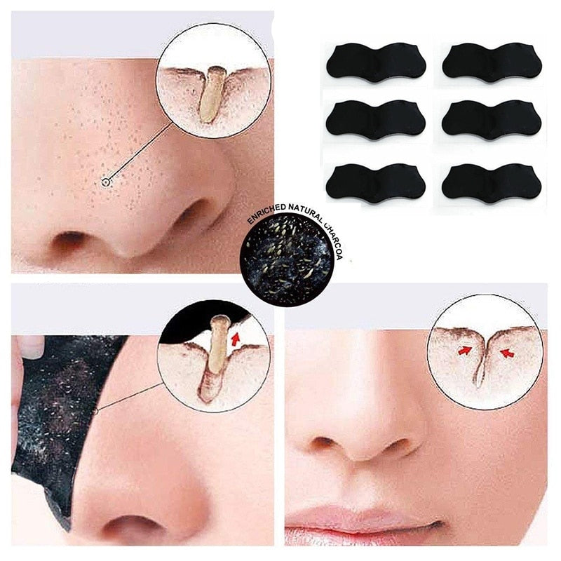 Bamboo Charcoal Blackhead Remover Nose Strip