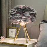 Goose Feather LED Table Lamp