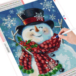 Happy Snowman - Diamond Painting Kit