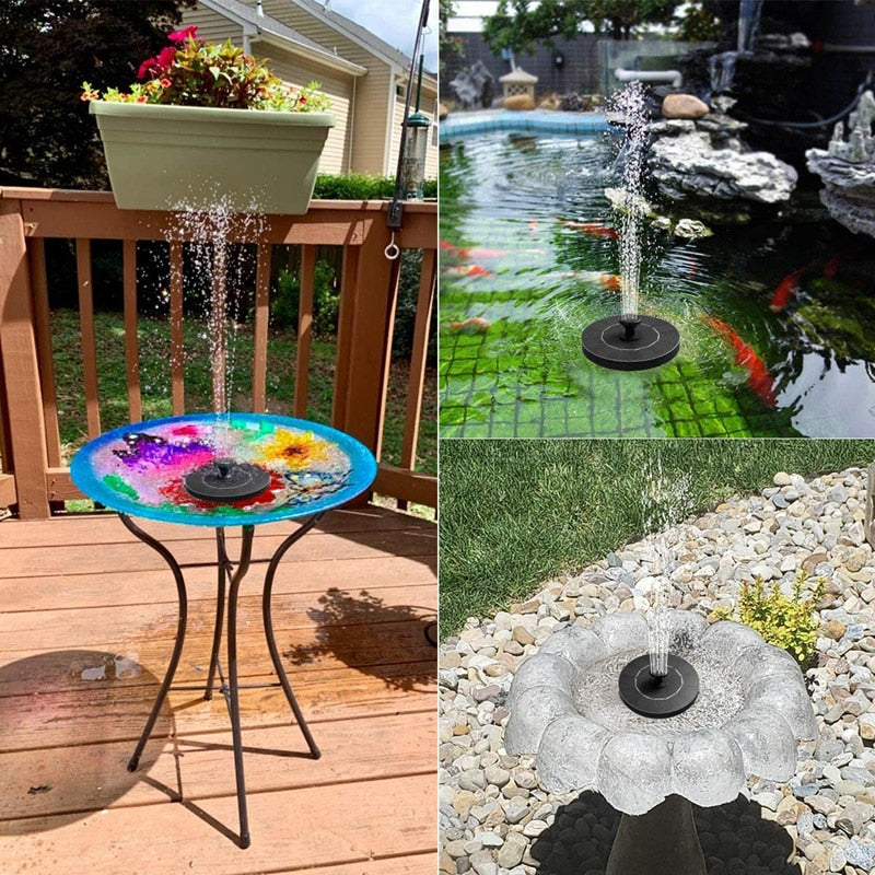 Solar Water Fountain