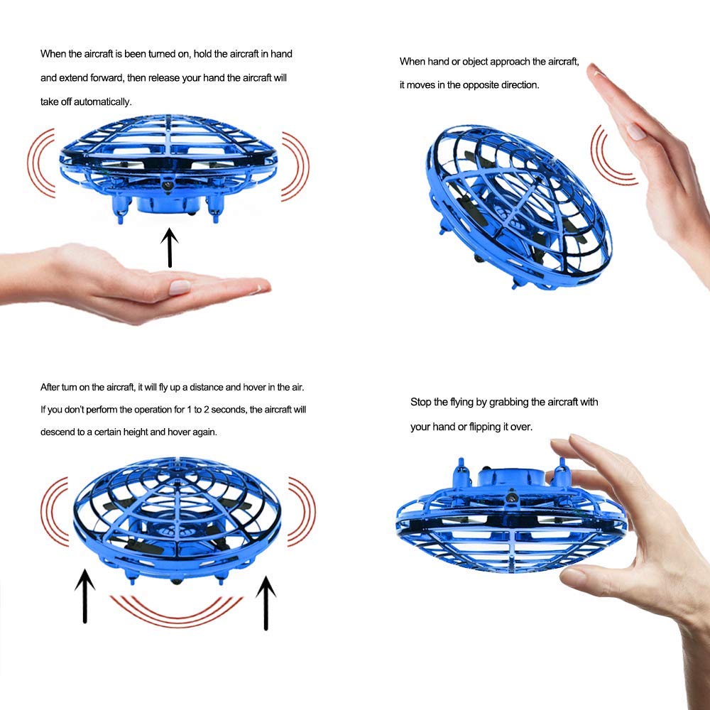 Hand Operated Mini Flying Drone Toy