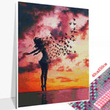 Broken Sunset - Diamond Painting Kit