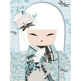 Light Blue Kimono Girl - Diamond Painting Kit