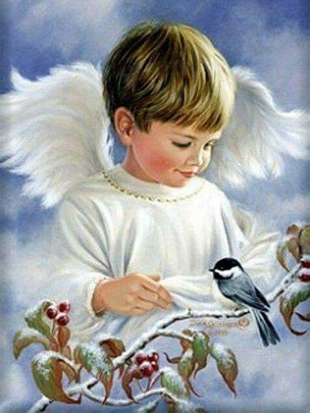 Angel Boy - Diamond Painting Kit