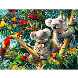 Koalas & Parrots Diamond painting Kit