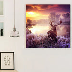 Winter Deer - Diamond Painting Kit