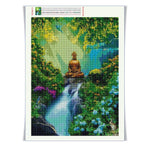 Buddha Waterfall - Diamond Painting Kit