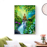 Buddha Waterfall - Diamond Painting Kit