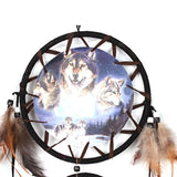 Wolf Pattern Indian Dream Catcher