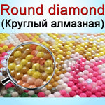 Diamond Painting Square Round Drills Beads Stone Gem