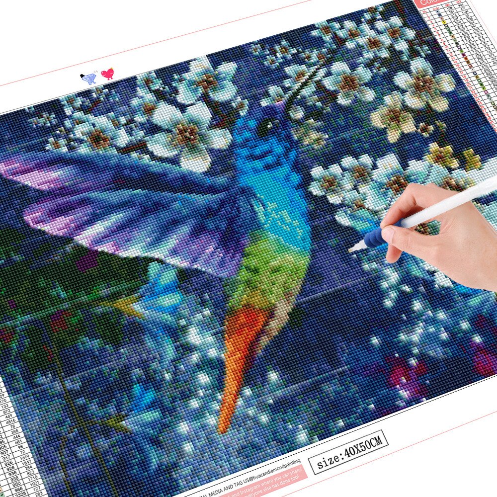 Rainbow Bird - Diamond Painting Kit