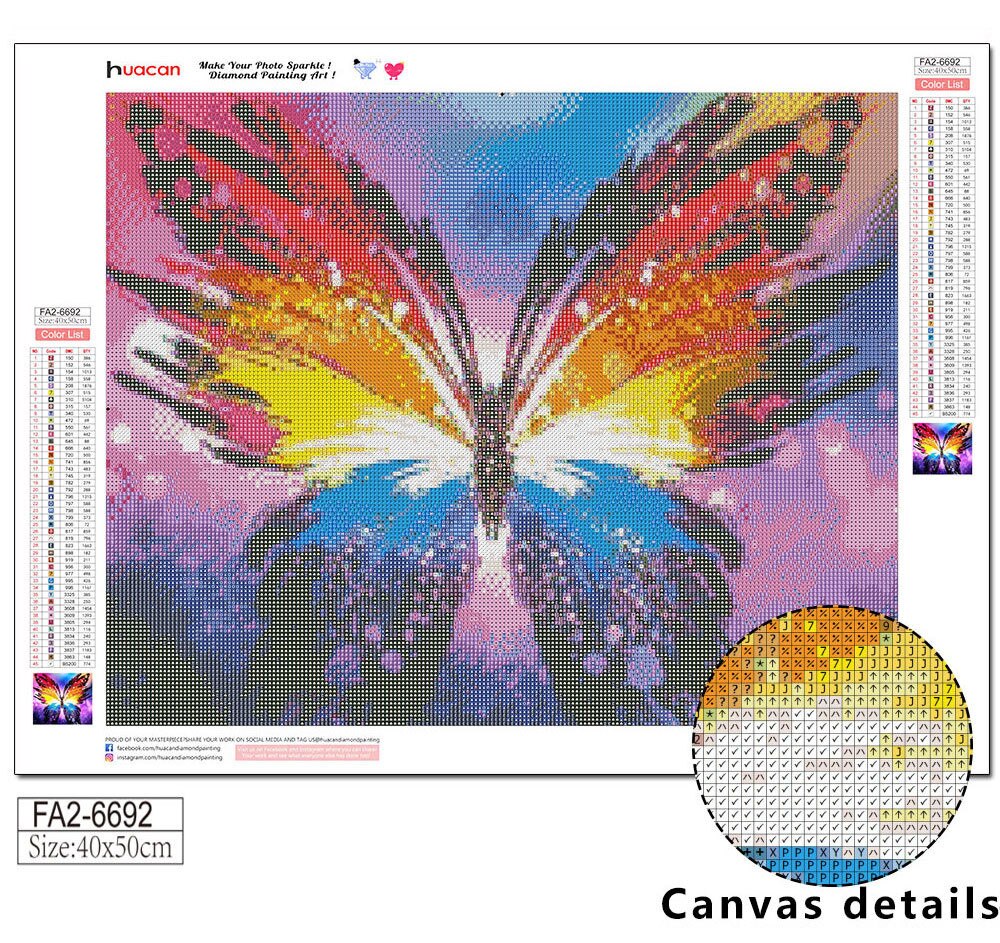 Wings Of Happiness - Diamond Painting Kit