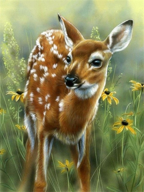 Deer Innocence - Diamond Painting Kit