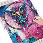 Owl Dream Catcher - Diamond Painting Kit