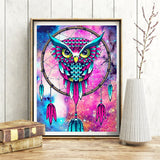 Owl Dream Catcher - Diamond Painting Kit