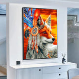 Feather Fox - Diamond Painting Kit