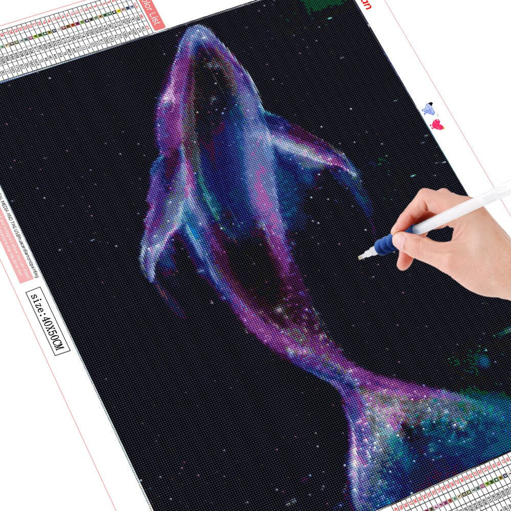 Whale Shadow - Diamond Painting Kit